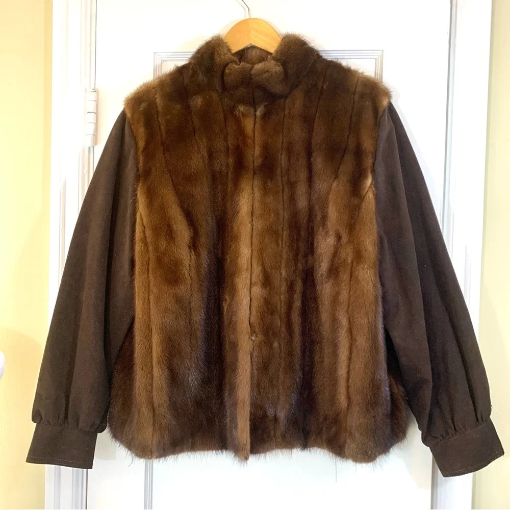 Vintage Koslow’s mink fur jacket coat - Picture 1 of 11